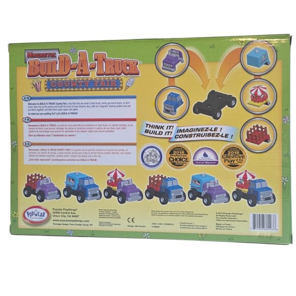 NEW! Popular Playthings Magnetic Build-a-Truck™ County Fair - Picture 6 of 6